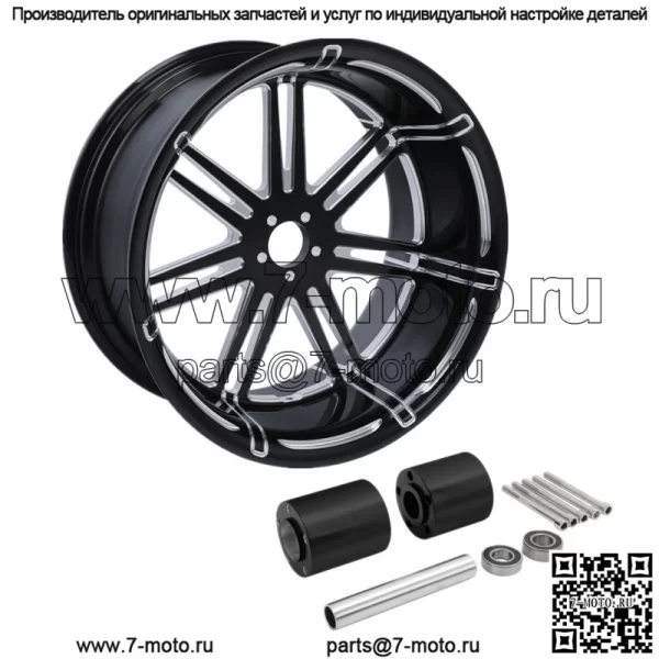 Ступица диска заднего обода 18 x 8,5 дюймов подходит для Harley Softail Breakout 2018-2023 (для: Harley-Davidson)