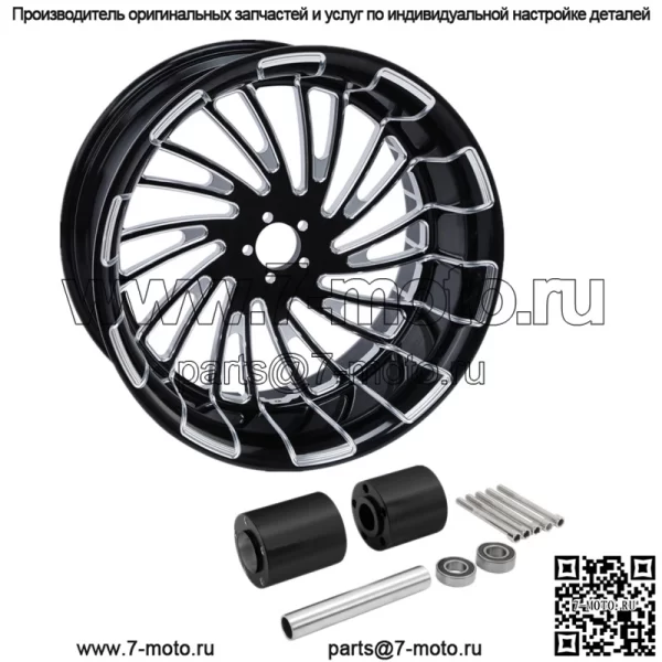 Ступица обода заднего колеса 18 x 8,5 дюймов подходит для Harley Softail Breakout FXSB FXBRS 18-23 (для: Harley-Davidson)
