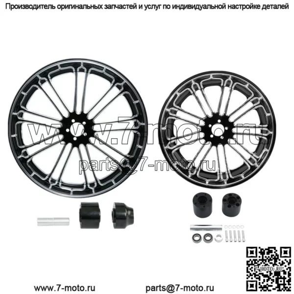 21 "x 3,5" передний 18-дюймовый обод заднего колеса, одинарная ступица, подходит для Harley Touring 2008-2023 (для: Harley-Davidson)