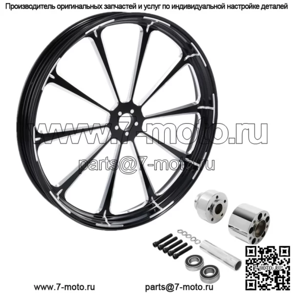 Одинарная ступица обода переднего колеса 32 дюйма X3,5 дюйма подходит для Harley Touring Road King 08-23