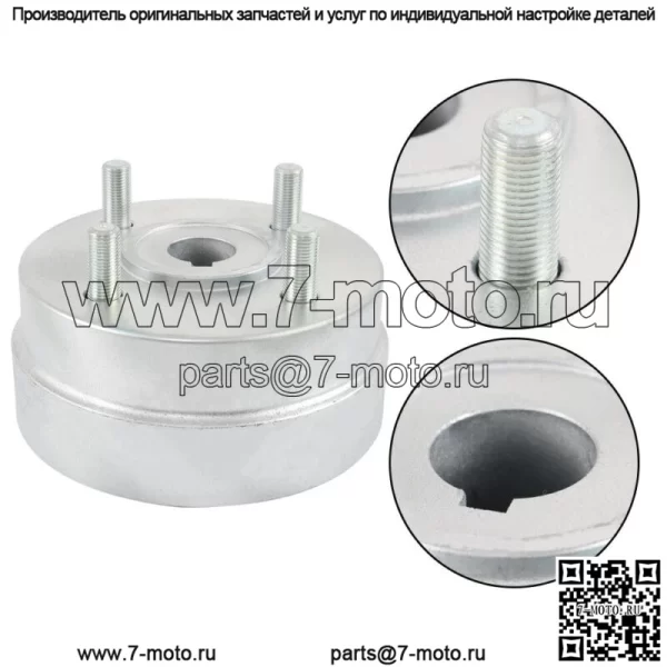 Ступица колеса в сборе со шпильками для 103-0590 Lazer 03820 74273CP 74161 74161TE