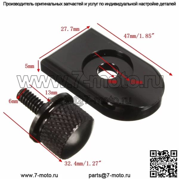 Винт для модификации мотоцикла Harley, винт для подушки, винт с ЧПУ, 6 мм, круглый винт для подушки, черный - Image 5