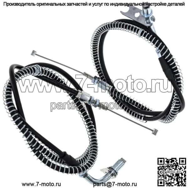 Комплект тросов дроссельной заслонки Push Pull Kawasaki Vulcan 700 750 1500 VN1500A VN1500B (для: Kawasaki) - Image 2