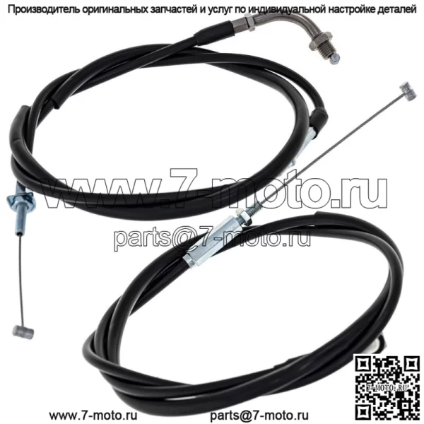 Комплект тросов дроссельной заслонки Push Pull Honda GL1000 GL1000L 17910-MB9-670 (Для: Honda) - Image 2