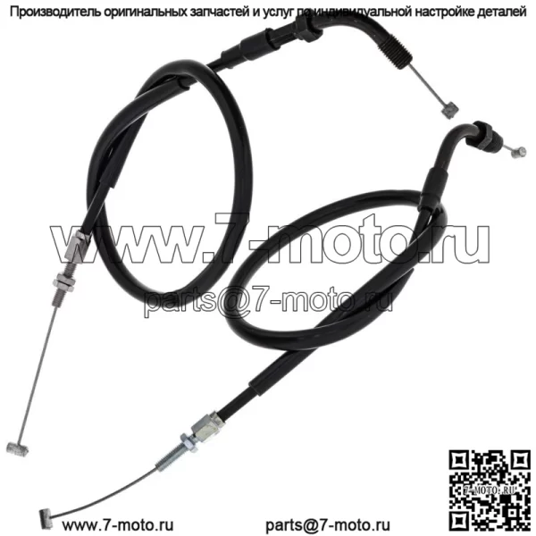 Набор тросов дроссельной заслонки Push Pull для Honda CBR600F2 CBR600F3 17910-MV9 (для: Honda) - Image 2