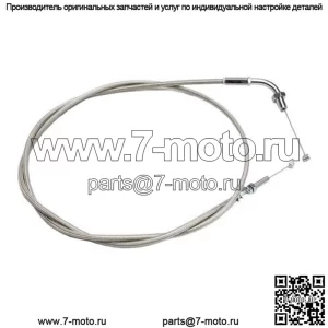 Новый стальной трос дроссельной заслонки подходит для Honda VTX1800C 1800cc 2002-2007 гг.