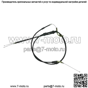 Подходит для Yamaha RD350 RD 350 Трос дроссельной заслонки 1973-1975 моделей A/B в сборе