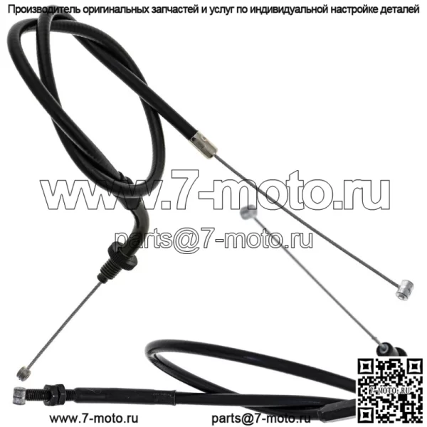 Комплект тросов дроссельной заслонки Push Pull Yamaha FZR600R 3EN-26311-01-00 3EN-26312-00 (для: Yamaha) - Image 2