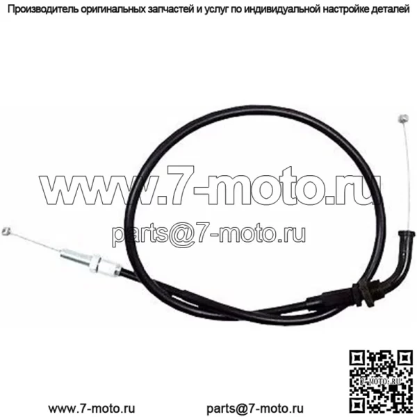 НОВИНКА 04-0226 — черный виниловый трос дроссельной заслонки SUZUKI GSXR (для: Suzuki)