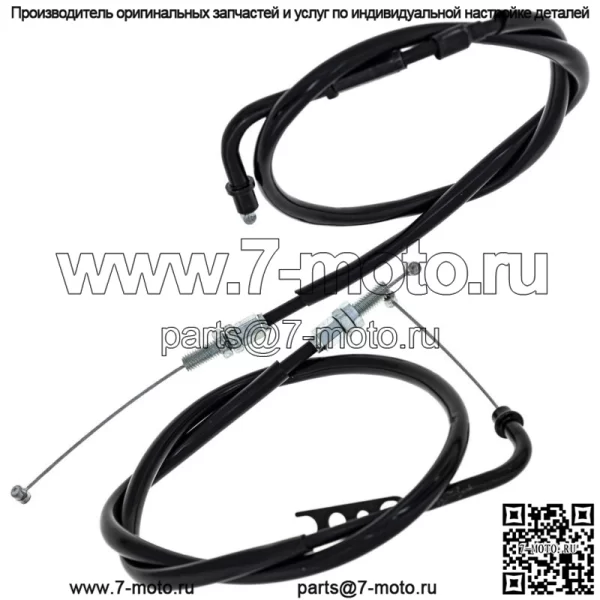 Комплект тросов дроссельной заслонки Push Pull Yamaha GSXR600 GSXR750 58300-01H10 (для: Suzuki) - Image 2