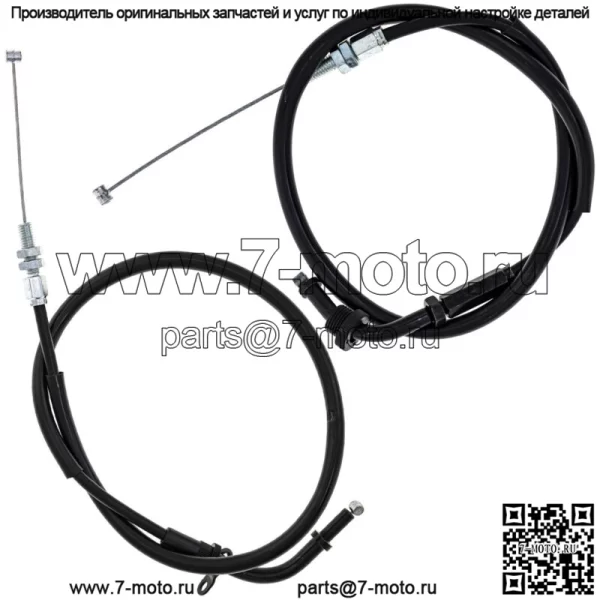 Комплект тросов дроссельной заслонки Push Pull Kawasaki GSXR1000 GSXR600 GSXR750 (для: Suzuki)