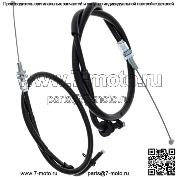 Комплект тросов дроссельной заслонки Push Pull Kawasaki GSXR1000 GSXR600 GSXR750 (для: Suzuki) - Image 2