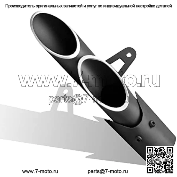 Универсальная алюминиевая выхлопная труба 38-51 мм, 51 мм/2 дюйма, с двойным выпуском для Yamaha 250/300 Kawasaki ZX6R10R, мотоцикл, без шнуровки, велосипед для грязи, уличный велосипед, скутер, квадроцикл, квадроцикл, выхлопная труба - Image 2