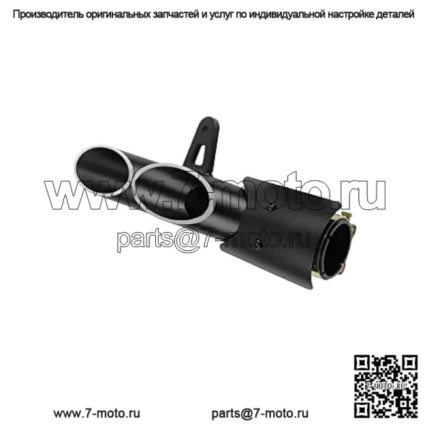 Универсальная алюминиевая выхлопная труба 38-51 мм, 51 мм/2 дюйма, с двойным выпуском для Yamaha 250/300 Kawasaki ZX6R10R, мотоцикл, без шнуровки, велосипед для грязи, уличный велосипед, скутер, квадроцикл, квадроцикл, выхлопная труба - Image 5
