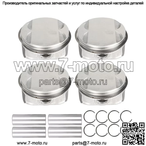 Комплект поршней и колец 2,4 л, подходящий для Buick Chevrolet Gmc Pontiac Saturn 12578324 - Image 3