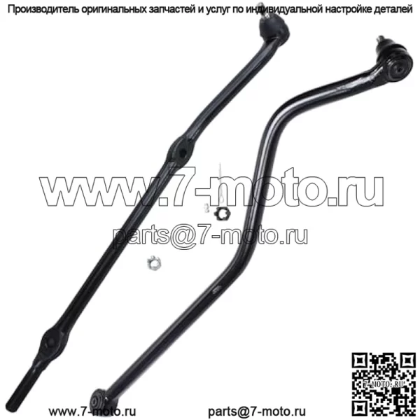 Комплект передней подвески из 11 предметов для Jeep Wrangler TJ 1997-2006 годов, 4 шаровых шарнира, 3 рулевые тяги, 2 стабилизатора поперечной устойчивости, 1 тяга, 1 гусеница, 1998, 1999, 2000, 2001, 2002, 2003, 2004, 2005, замена. - Image 3