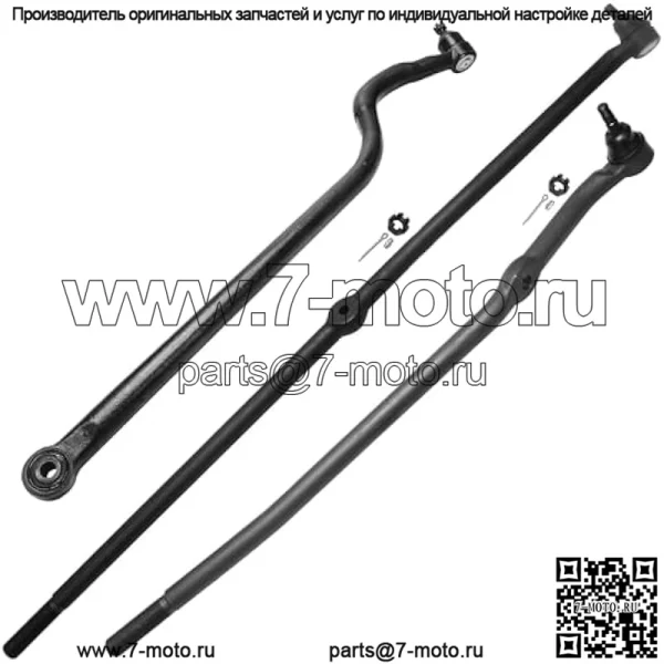 Комплект передней подвески 4WD из 13 предметов для Dodge Ram 2000, 2001, 2002 2000, 2500, 3500, 4 верхних и нижних шаровых шарнира, 4 внутренние и внешние рулевые тяги, 2 стабилизатора поперечной устойчивости, 2 регулировочные втулки, 1 гусеница, замена - Image 3