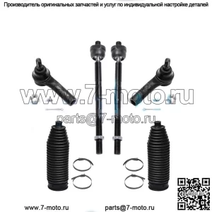 Передние внутренние наружные рулевые тяги с пыльником для Jeep Grand Cherokee Commander 2005-2010 гг.