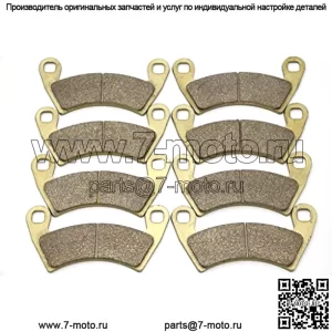 Передние и задние тормозные колодки Master Chen для Polaris RZR XP 1000 2014-2017/RZR-4 XP 900/800 Ranger 6X6 EFI/Ranger 700 Crew FA452FR MC0408-PAD