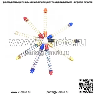 Подходит для мотоциклов Honda, Yamaha, пружинный тормоз, задний барабанный тормоз, синяя пружина сжатия из нержавеющей стали, алюминиевая головка