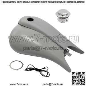 Крышка топливного бака на 6,6 галлонов, подходит для Harley Touring 2008-2023 (для: Harley-Davidson)