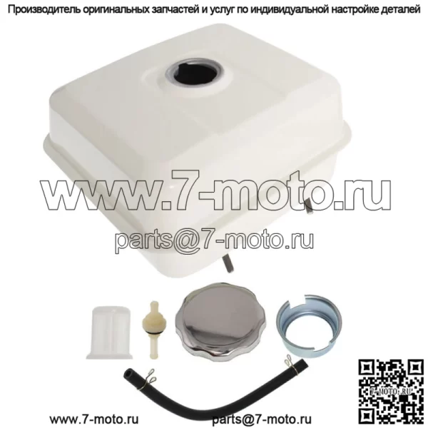 Для Honda GX340 11HP GX390 13HP Топливный бак Хромированная крышка бензобака Топливный фильтр 6,4 л - Image 2