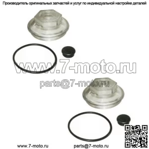 Комплект из 2 масляных крышек с резьбой 4,0 дюйма для мостов Dexter от 9 000 до 15 000 фунтов