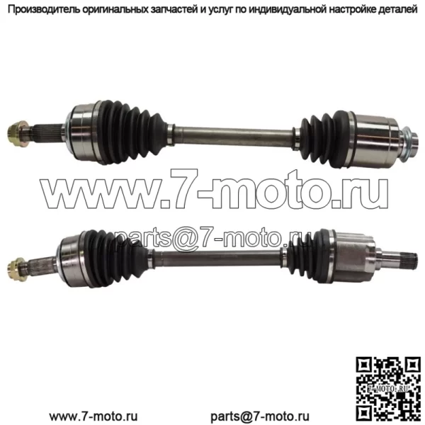Передний вал моста CV в сборе, пара 2 шт., левый правый, комплект для Honda Accord 3.5L 2008-2012 гг.