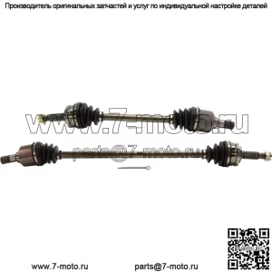 Ось CV для двигателей Chevrolet Equinox 3,0 или 3,6 л, передняя сторона водителя, 2010-2017 гг.