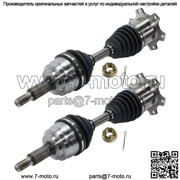 Мосты CV для Ford F-150 1997-2004 годов, комплект из 2 передних колес со стороны водителя и пассажира, 4WD