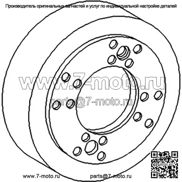 Тормозной приводной барабан подходит для корпуса 570 430CK 580C 480C 470 530 480CK 430 580B 530CK - Image 2