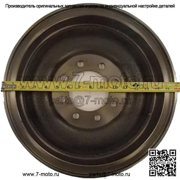 Тормозной барабан 8N1126 подходит для чугунного литья Ford New Holland 8N NAA Jubilee - Image 2