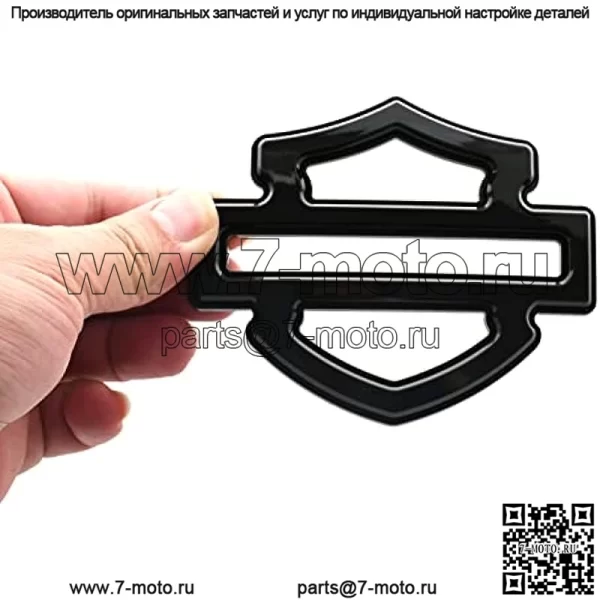 2 шт. новые пользовательские значки, замена двухслойных эмблем для Harley CVO, пользовательские эмблемы баков (глянцевый черный) - Image 5