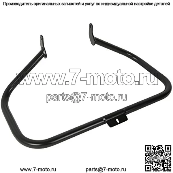 Комплект черной передней защиты двигателя XMT-Moto подходит для моделей Harley Davidson Softail FL 2000-2017 гг. - Image 4
