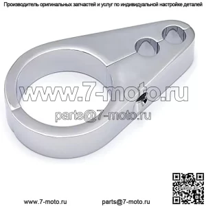 H2315-1,25- 1 1/4 дюйма, хромированная часть троса тормозной муфты, зажим, зажим, совместим с Harley Davidson