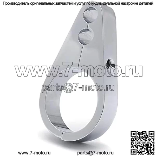 H2315-1,25- 1 1/4 дюйма, хромированная часть троса тормозной муфты, зажим, зажим, совместим с Harley Davidson - Image 4