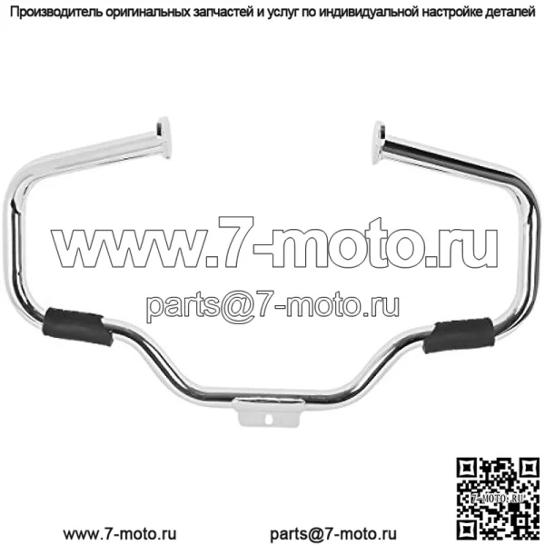Хромированная защита двигателя XMT-MOTO для Harley Fatboy Heritage Softail Springer 2000-2017 (заменяет OEM: #49140-05) - Image 2