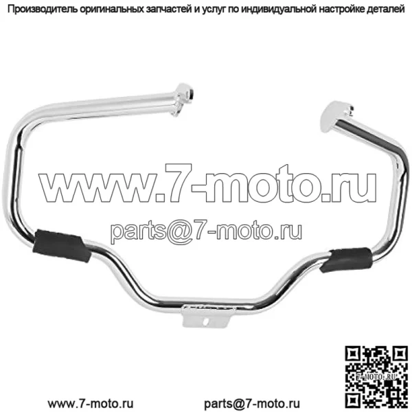 Хромированная защита двигателя XMT-MOTO для Harley Fatboy Heritage Softail Springer 2000-2017 (заменяет OEM: #49140-05) - Image 3