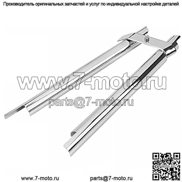 Хромированные накладки на нижнюю трубку передней рамы для Harley Softail Fatboy Heritage Springer Deluxe FLSTN FLSTF FLST