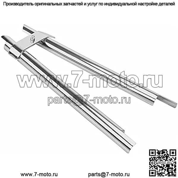 Хромированные накладки на нижнюю трубку передней рамы для Harley Softail Fatboy Heritage Springer Deluxe FLSTN FLSTF FLST - Image 4