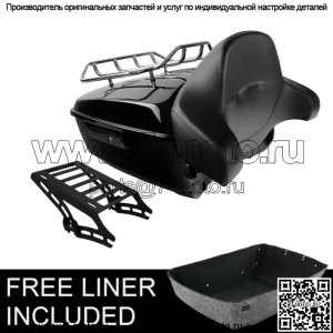 Багажник King Pack 13,7 дюйма и крепление для Harley Tour Pak Road Glide 14-22 (для: Harley-Davidson)