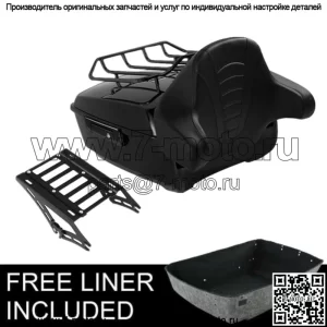 Верхняя стойка и крепление King Trunk Pad 13,7 дюйма подходят для Harley Tour Pak Street Glide 14-22 (для: Harley-Davidson)