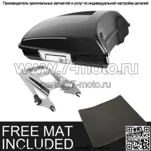 Багажник Razor Pack 5,5 дюйма + монтажная стойка, подходит для Harley Tour Pak Road Glide 09-13 (для: Harley-Davidson)
