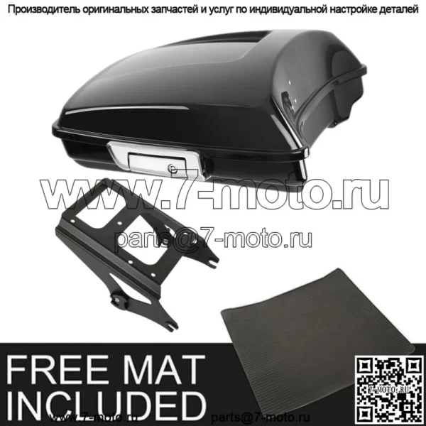 Багажник Razor Pack 5,5 дюйма + два крепления вверху подходят для Harley Tour Pak Street Glide 09-13 (для: Harley-Davidson)