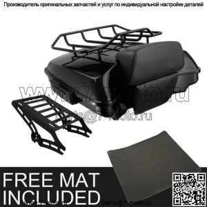 5,5-дюймовая спинка багажника Razor Pack с 2 креплениями вверх, подходит для Harley Tour Pak Touring 14-22