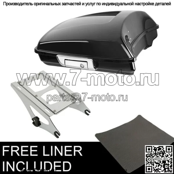 5,5-дюймовая стойка для крепления на багажник Razor Pack подходит для Harley Tour Pak Touring Road King 14-23 (для: Harley-Davidson)