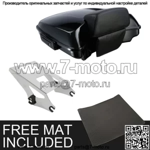5,5-дюймовая накладка на багажник Razor Pack с креплением 2 вверх, подходит для Harley Tour Pak Street Glide 14-23 (для: Harley-Davidson)