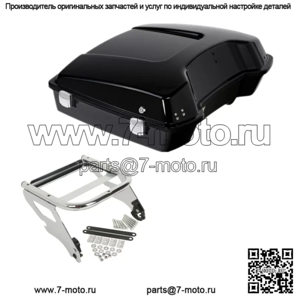 Монтажная стойка Razor Tour Pack 5,5 дюйма для багажника Solo, подходит для Harley Street Glide 97-08 (для: Harley-Davidson)