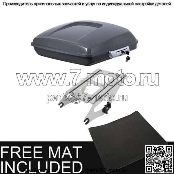 Багажник и крепление для бритвы 5,5 дюйма подходят для Harley Tour Pak Touring Road Glide 14-23 (для: Harley-Davidson)