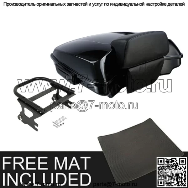 Спинка багажника Black Razor Pack + крепление подходит для Harley Tour Pak Touring 97-08 07 (для: Harley-Davidson)